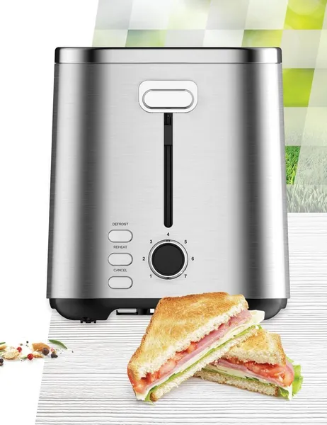 Prăjitor de Pâine HEINNER HTP-800SS 800W 2 Felii - imagine 4