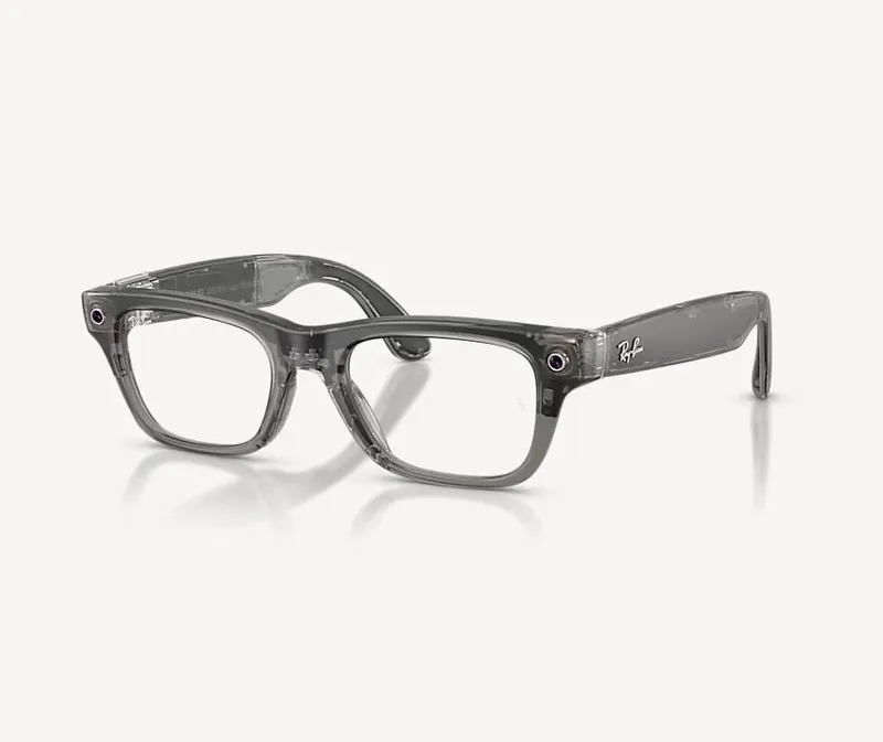 Ochelari Smart RAY-BAN Meta Blayzer Optics Gen 2 Matte Transparent Ice Grey