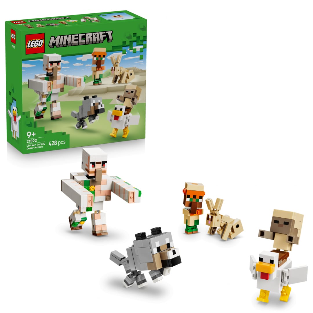 Set Construcție LEGO 21592 Atac în Deșert cu Jocheu de Găini