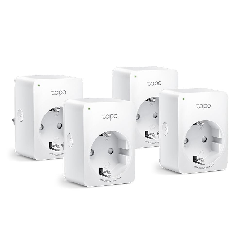 Priză Inteligentă TP-LINK TAPO P110 Mini Smart Wi-Fi 4-Pack