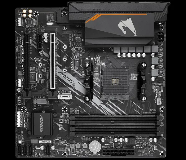 Placă de bază GIGABYTE B550M AORUS ELITE AM4 DDR4 mATX - imagine 4