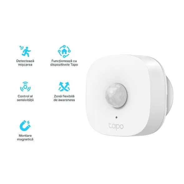 Senzor Smart de Mișcare TP-LINK Tapo T100 WiFi Alb - imagine 14