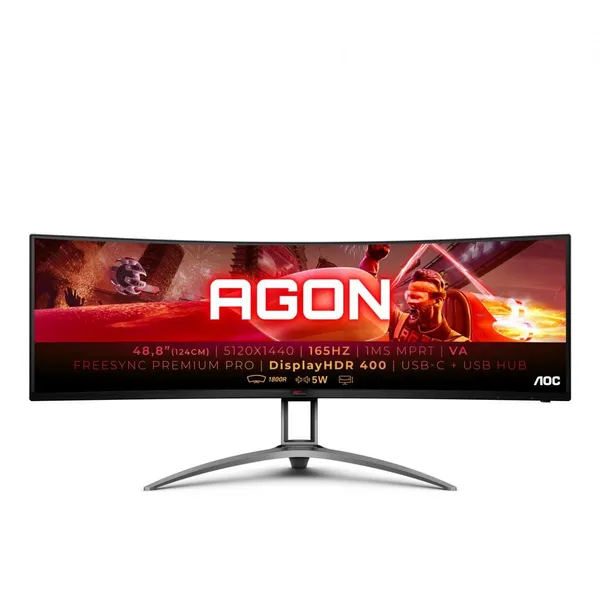 Monitor AOC AG493UCX2 48.8 inch DQHD 165Hz