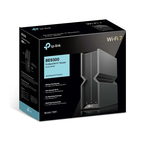 Router Wireless TP-LINK Archer BE550 WiFi 7 Tri-Band - imagine 9