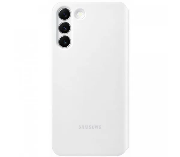 Husă SAMSUNG Galaxy S22 Plus Smart Clear View Cover Alb - imagine 2