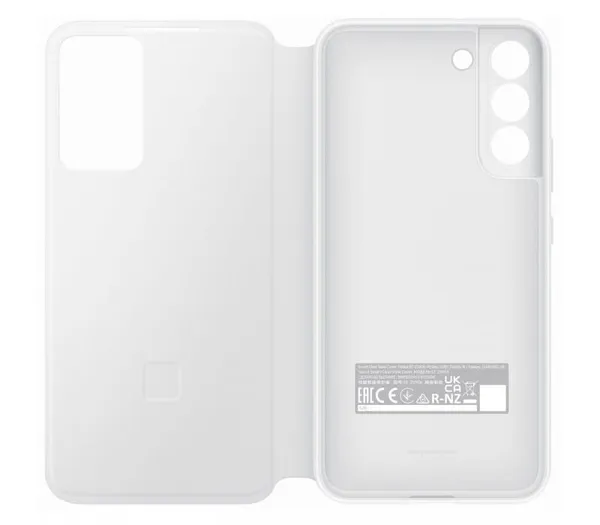 Husă SAMSUNG Galaxy S22 Plus Smart Clear View Cover Alb - imagine 3