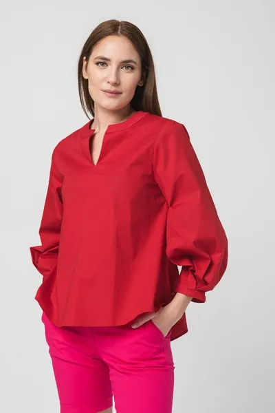 Cămașă Casual Femei Roșu Mărime S