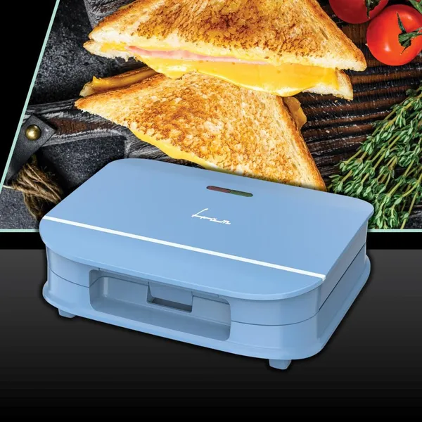 Sandwich Maker FRAM FSM-700BL 700W Bleu - imagine 3