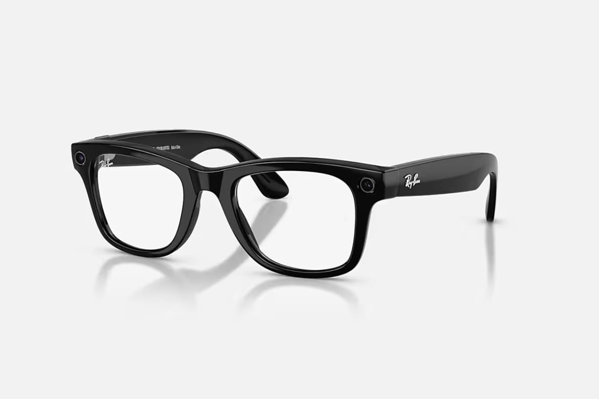 Ochelari Smart RAYBAN Meta Wayfarer RW4012 High Bridge Fit Negru Lucios Transitions Gen 2