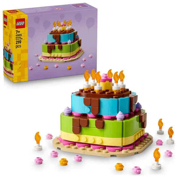 Set Construcție LEGO Tort Petrecere Zi de Naștere 40815