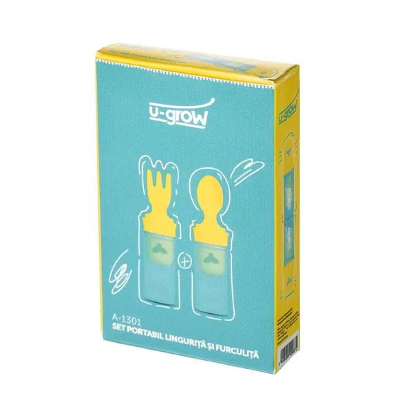 Set portabil U-GROW A-1301 Linguriță și Furculiță - imagine 3