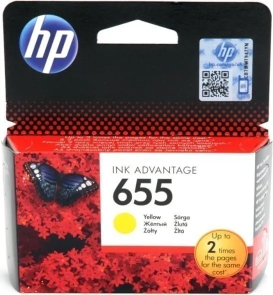 Cartuș cerneală HP CZ112AE Galben Nr 655