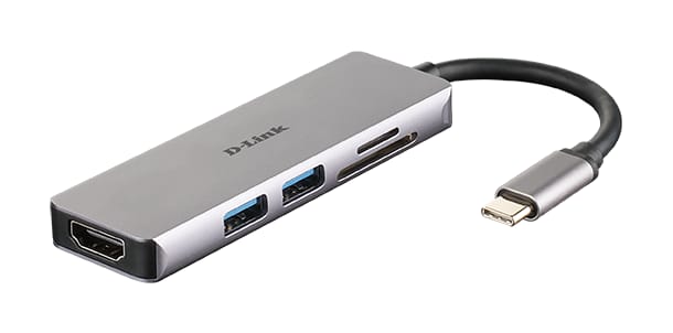 Hub USB D-LINK DUB-M530 5-in-1 USB-C Gri