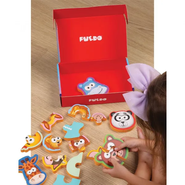 Puzzle PUEDO TOYS Baby din Spumă 21 Piese - imagine 5