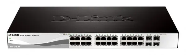 Switch D-LINK DGS-1210-28 24 Porturi Gigabit 4 SFP WebSmart