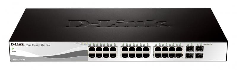 Switch D-LINK DGS-1210-28 24 Porturi Gigabit 4 SFP WebSmart