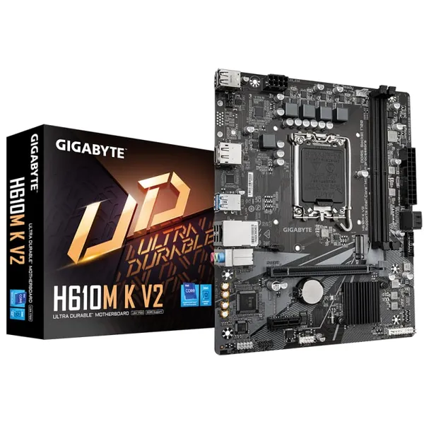 Placă de bază GIGABYTE H610M K V2 LGA1700 DDR5 mATX
