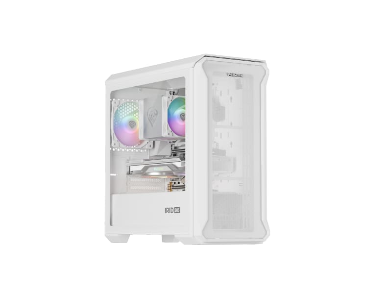 Carcasă GENESIS IRID 503 LITE Mini Tower ARGB Alb