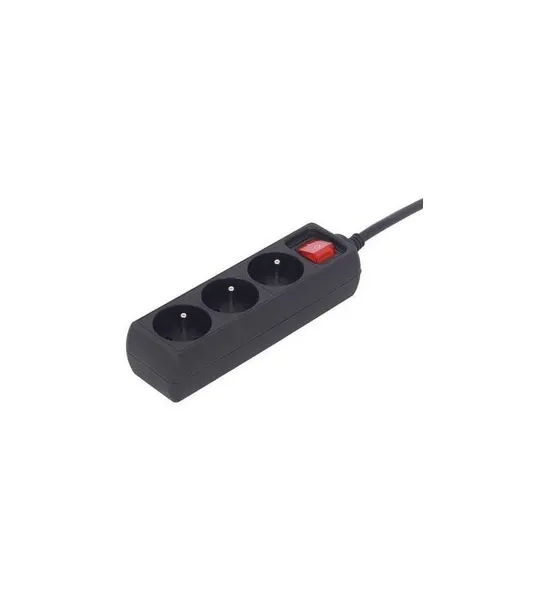 Prelungitor GEMBIRD EG-PSU3-01 Schuko x 3 Negru