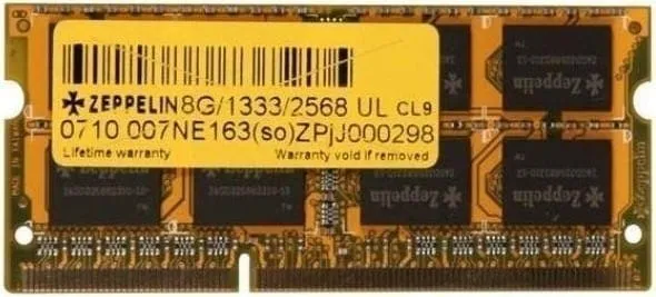 Memorie RAM Laptop ZEPPELIN 8GB DDR3 1333MHz