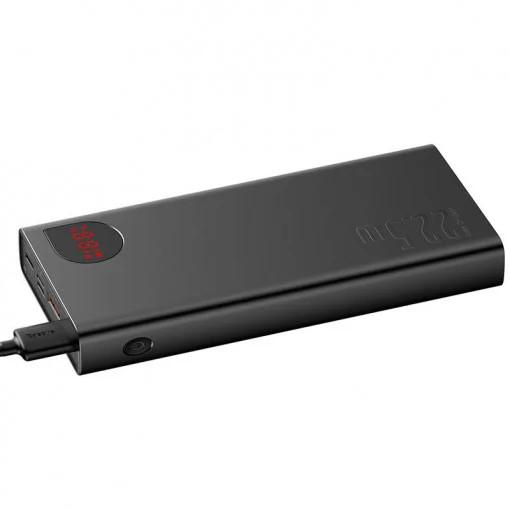 Baterie externă BASEUS Adaman Metal 20000mAh Negru PPAD070101 - imagine 2