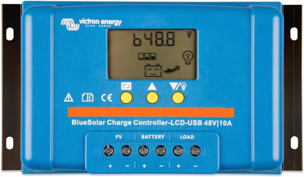 Regulator Solar VICTRON ENERGY BlueSolar PWM DUO LCD&USB 48V 10A