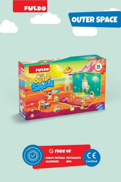 Puzzle PUEDO TOYS Spațiu Cosmic 25 piese Spumă EVA