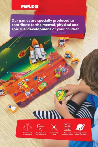 Puzzle PUEDO TOYS Spațiu Cosmic 25 piese Spumă EVA - imagine 4