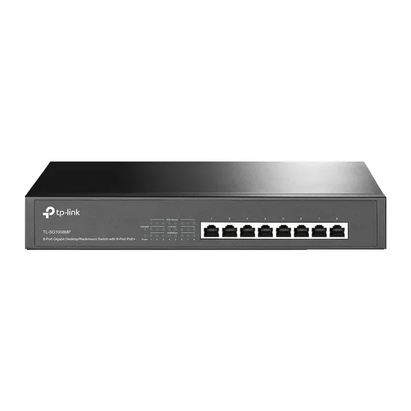 Switch TP-LINK TL-SG1008MP 8 porturi PoE+ Gigabit