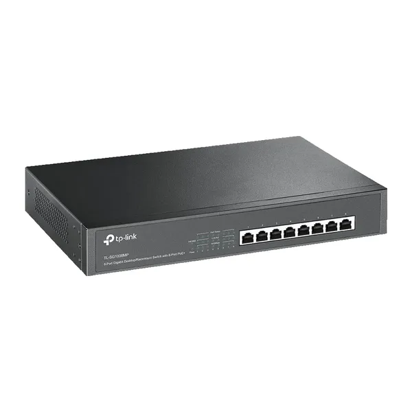 Switch TP-LINK TL-SG1008MP 8 Porturi Gigabit PoE+ - imagine 2