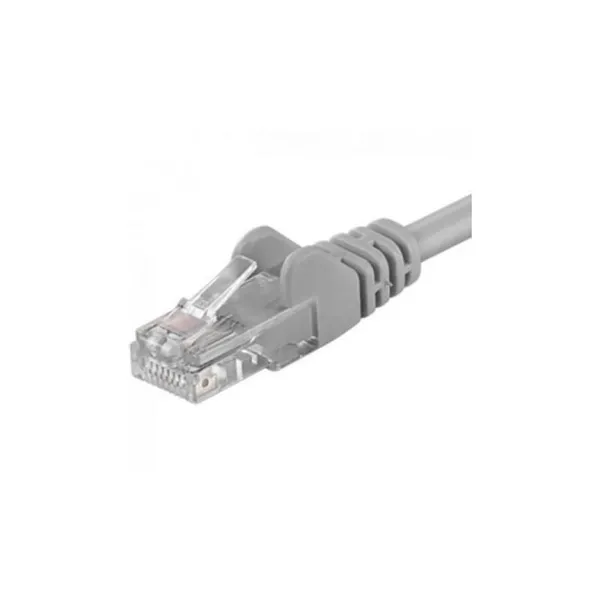 Patchcord EMTEX Cat.6 UTP RJ45-RJ45 0.25m Gri LSZH
