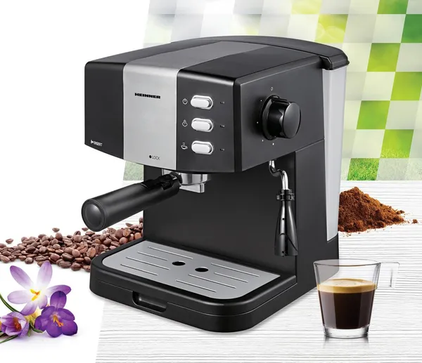 Espresor HEINNER HEM-850BKSL 15 bar 850W Negru - imagine 2