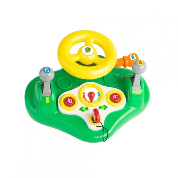 Volan Jucărie TOMY John Deere cu Lumină și Sunete T34906 - imagine 1