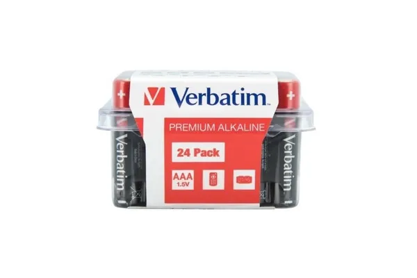 Baterii Alcaline VERBATIM AAA R3 1.5V 24 Bucăți