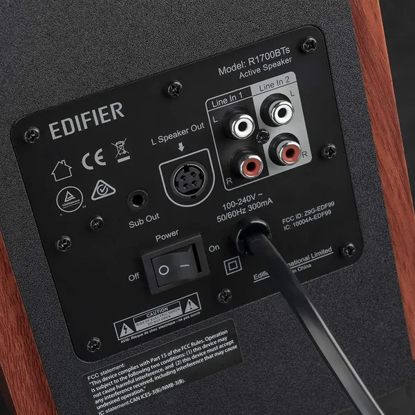 Boxe EDIFIER R1700BTS-BR 2.0 66W Bluetooth Brown - imagine 6