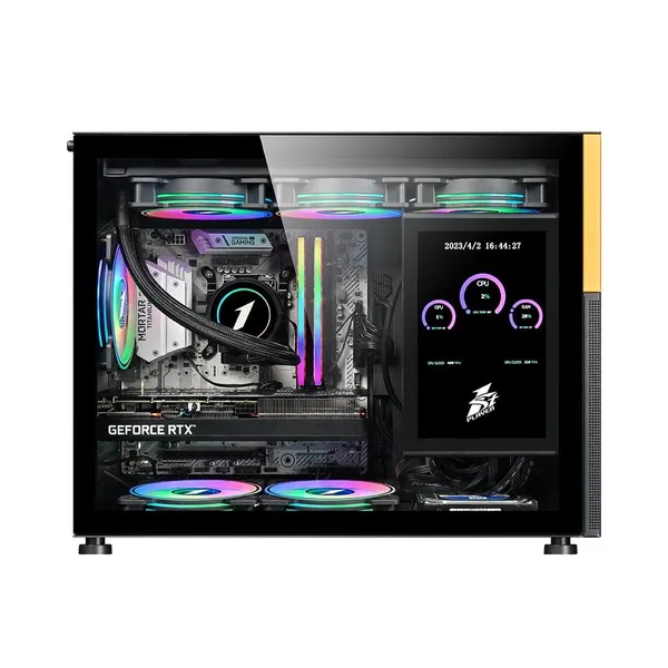 Carcasă PC 1STPLAYER MI6-EV Mid Tower Negru - imagine 4