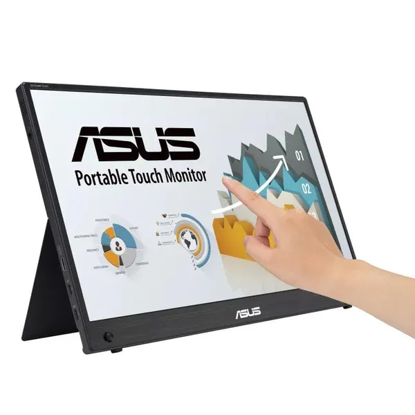 Monitor portabil ASUS ZenScreen MB16AHT 15.6 Full HD Touchscreen Negru - imagine 9
