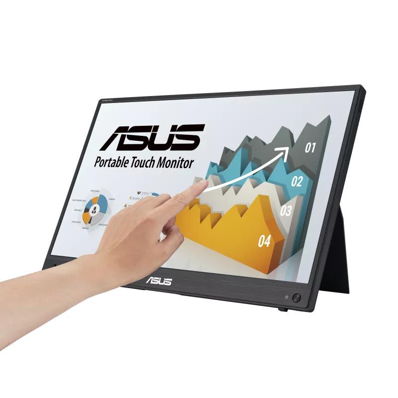 Monitor portabil ASUS ZenScreen MB16AHT 15.6 Full HD Touchscreen Negru - imagine 2