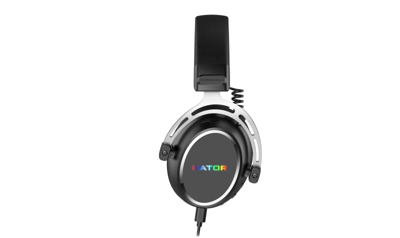 Căști Gaming HATOR Hypergang 3 USB Cu Fir Negru