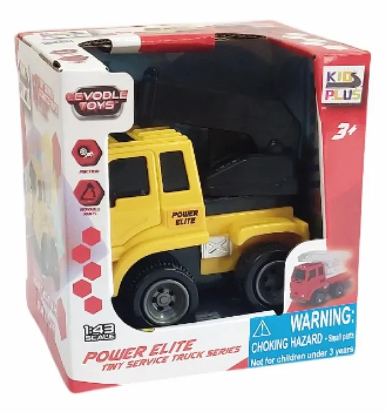 Mașinuță CEVODLE Macara Galbenă Scara 1/43 10cm - imagine 2