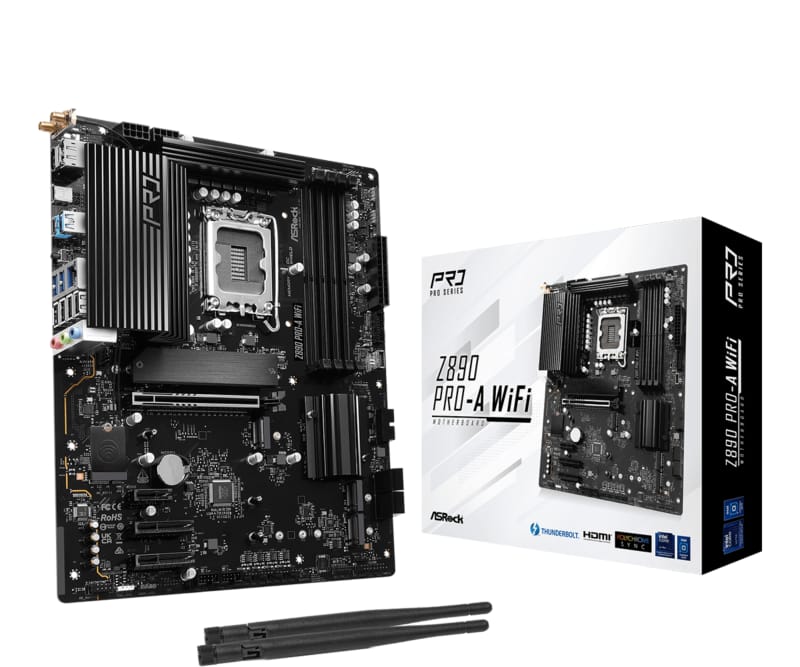 Placă de bază ASROCK Z890 Pro-A WiFi Socket 1851 DDR5 ATX