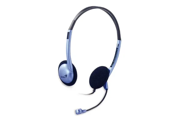 Căști GENIUS HS-02B cu Fir Jack 3.5mm Albastru 31710037100