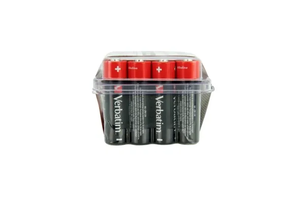 Baterie VERBATIM AA R6 Alcalină 1.5V 24 bucăți 49505 - imagine 2