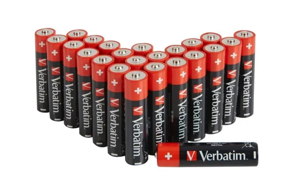 Baterie VERBATIM AA R6 Alcalină 1.5V 24 bucăți 49505 - imagine 3