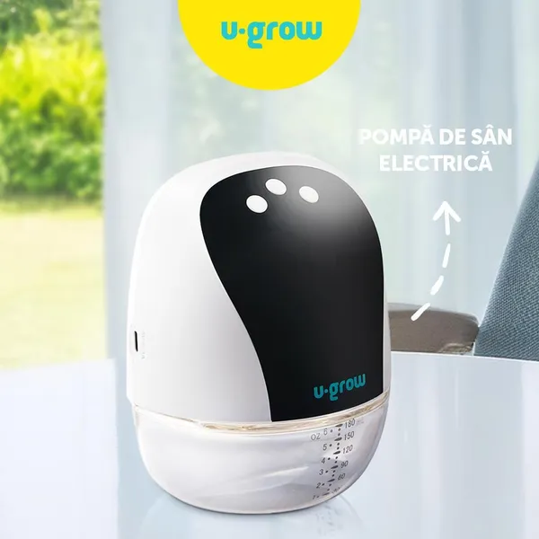 Pompă de sân U-GROW Electrică Portabilă 180ml