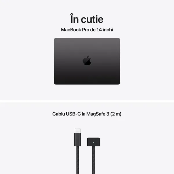 Laptop APPLE MacBook Pro 14.2 inch M5 24GB 1TB Space Black - imagine 4