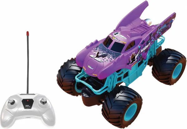 Mașinuță cu Telecomandă CEVODLE Big Foot 1/24 19 cm Mov - imagine 2