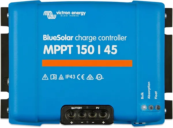 Regulator Solar MPPT VICTRON ENERGY BlueSolar 150/45 45 A
