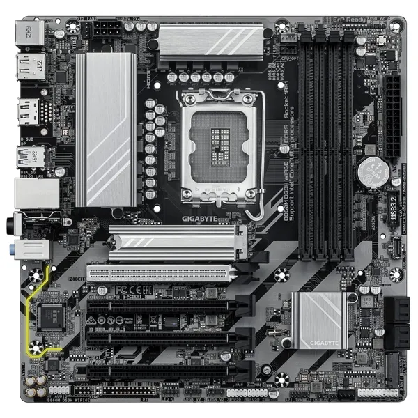 Placă de bază GIGABYTE B860M DS3H WiFi 6E LGA1851 mATX - imagine 2