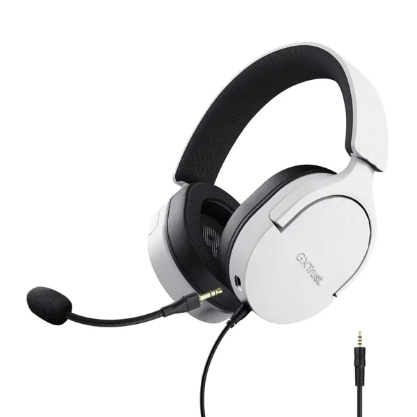 Căști TRUST GXT 489W Fayzo Cu fir Alb TR-25210
